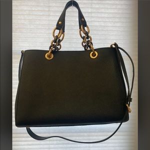 Michael Kors Black Saffiano Leather Handbag